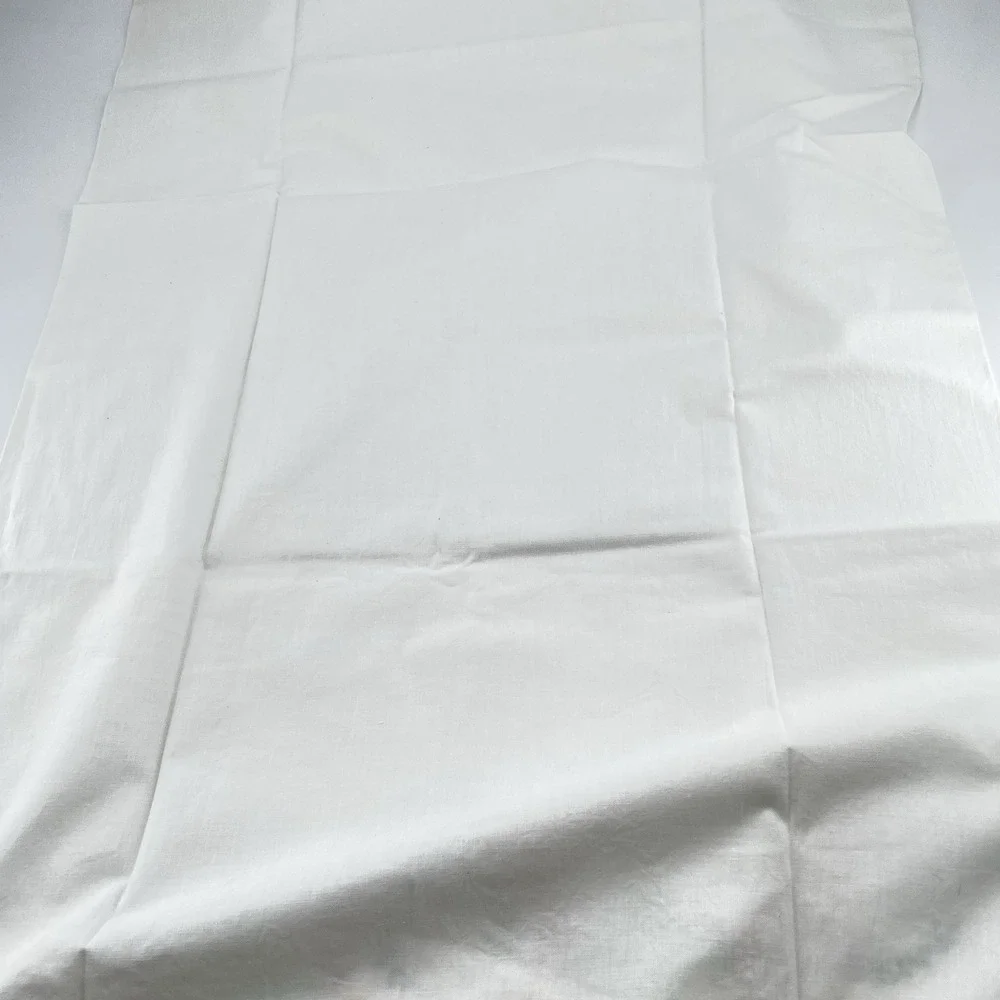 Vintage MCM Floral Embroidered Pillowcases Set of 2 White Cotton Crocheted Hems